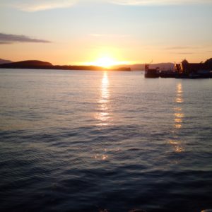 Sunset over the Isle of Mull