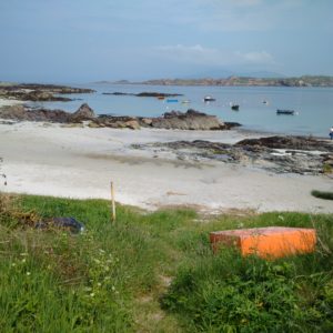 view from Iona to Mull