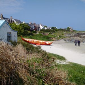 sandy beach on the Isle of Iona