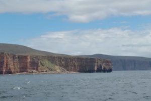 approaching Orkney