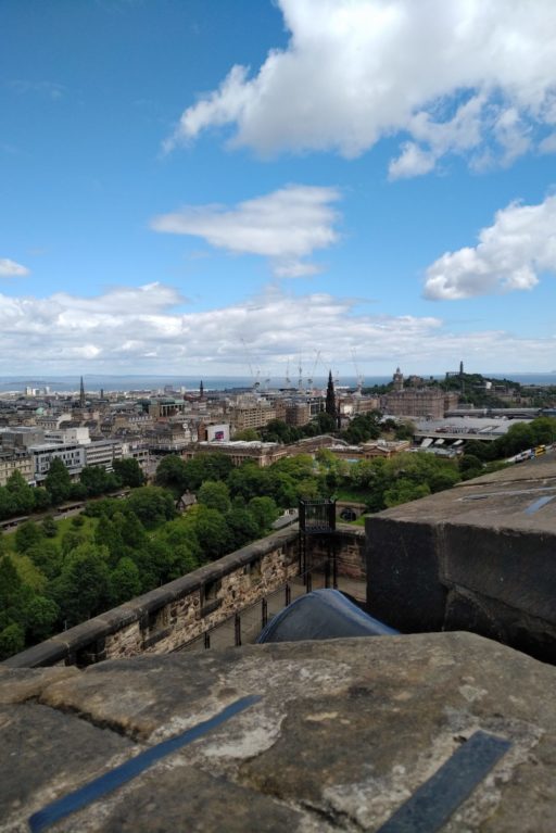 view over Edinburgh