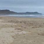 stormy Islay beach