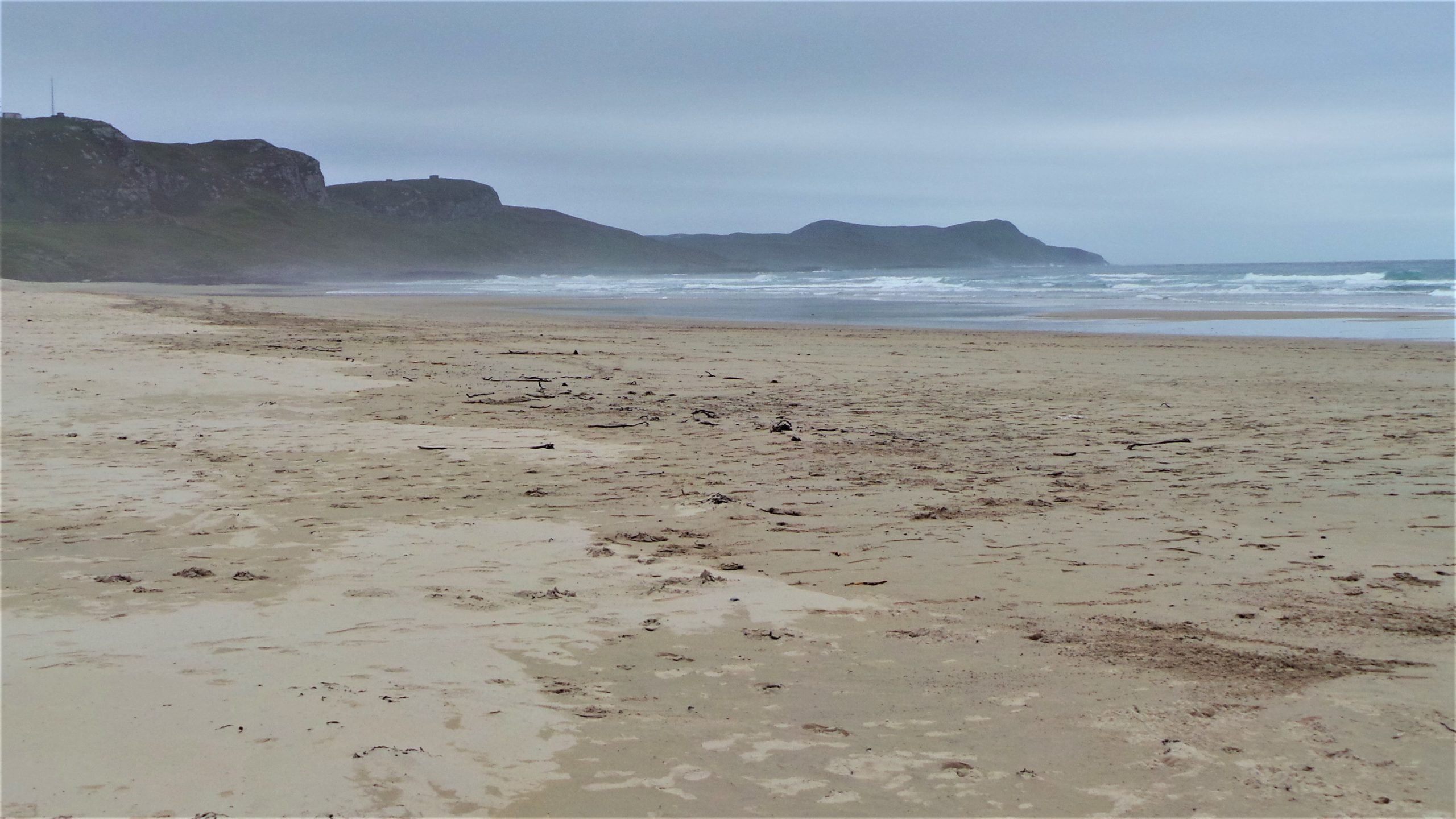 stormy Islay beach