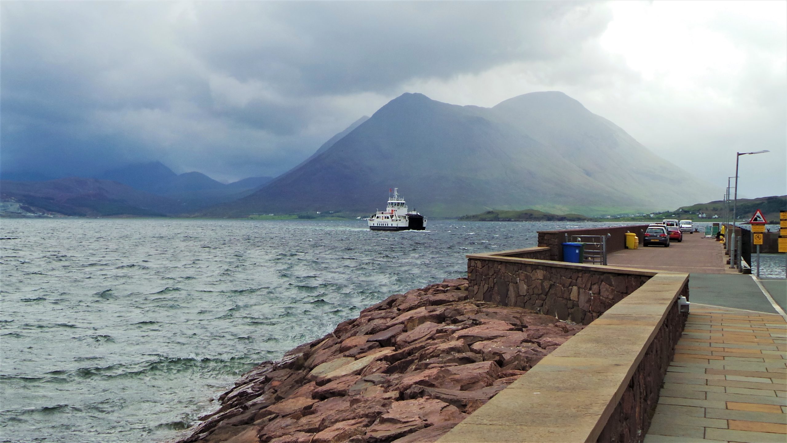 Ferry leaving Raasay