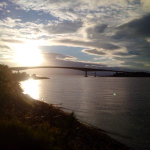 Skye Bridge at sunset