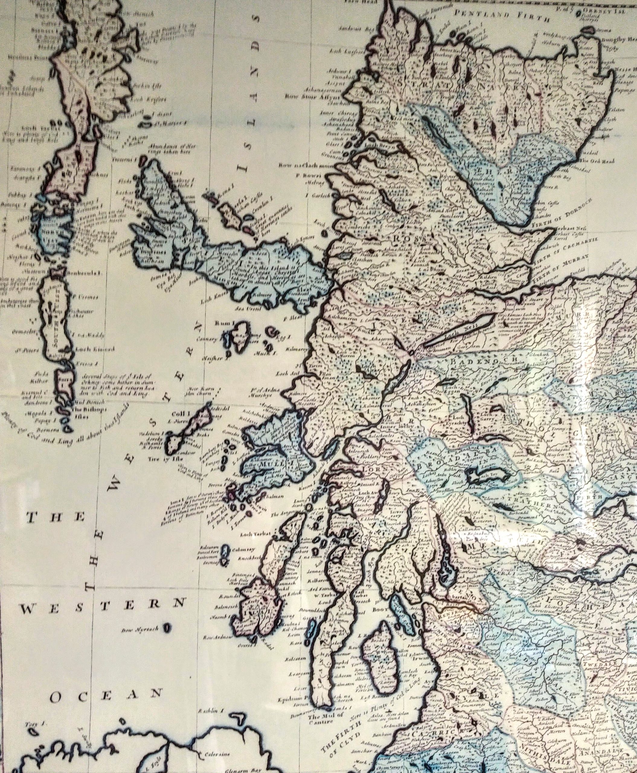 Historic Map of West Coast of Scotland - H Moll