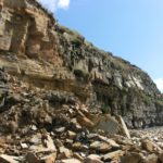 Orkney's crumbling cliffs (photograph by Marita Lueck)